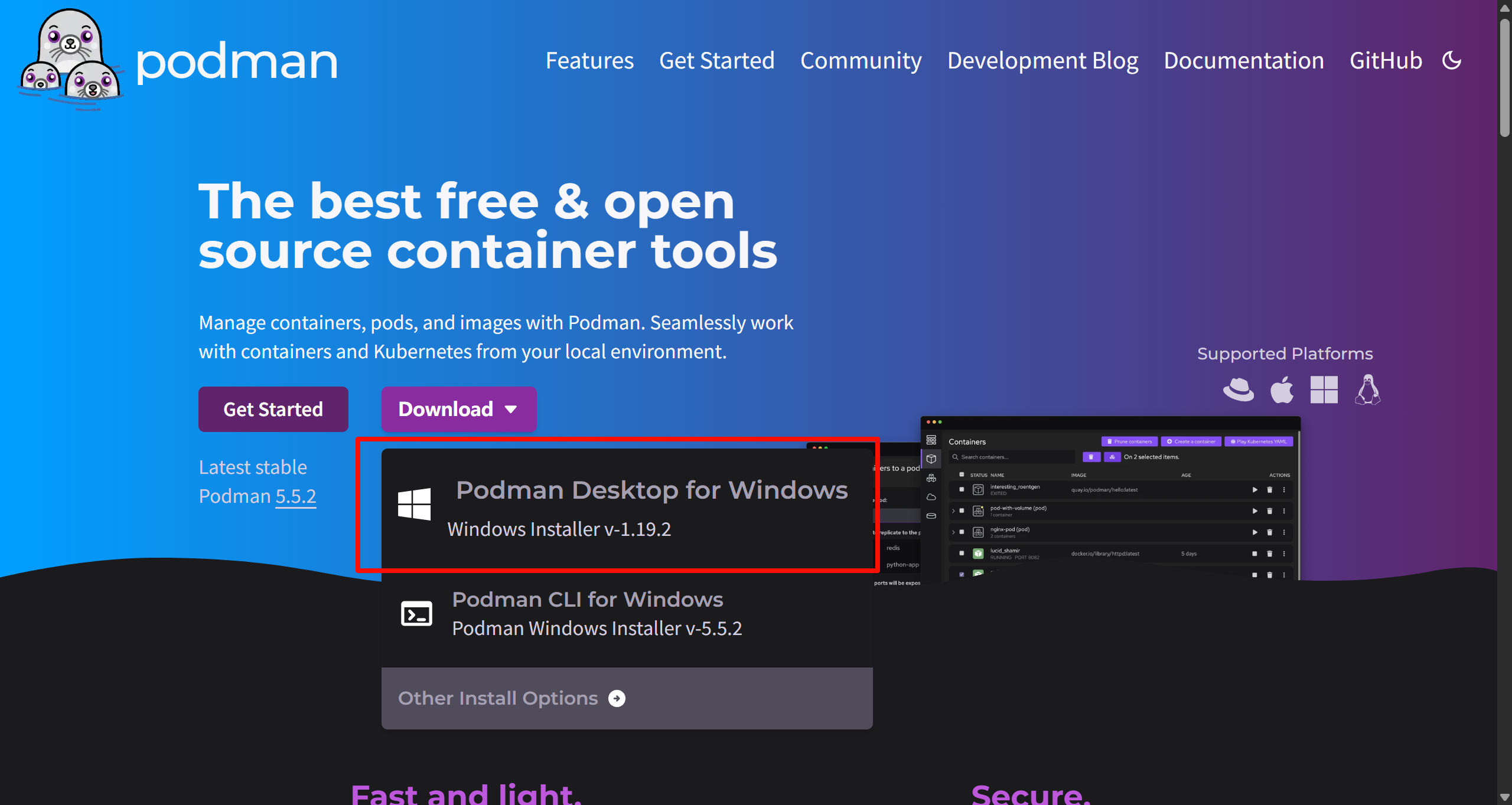 令人担忧的Podman Desktop
